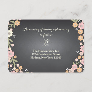 Recepción nupcial floral de la guirnalda II del