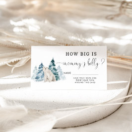 Recepción Oso polar, qué grande es la tarjeta de cercado de 