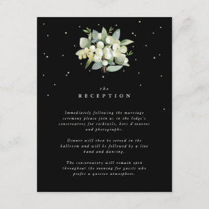 Recepción para Bouquet Black Snowberry+Eucalyptus