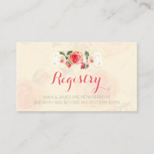 Recepción Peachy Peonies, tarjeta de registro de Bodas flora