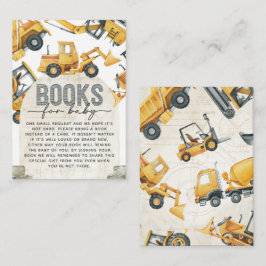 Recepción Pedido de tarjeta de bebé en el libro de construcc