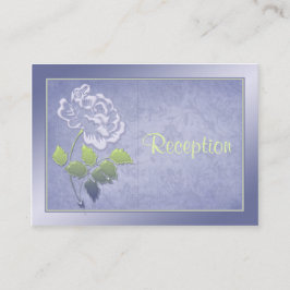 Recepción Peonía de lavanda ahumada con tarjeta de envoltori