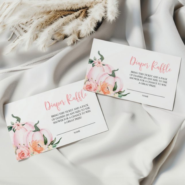 Recepción Pequeña tarjeta de envoltura de pañal de calabaza (Subido por el creador)