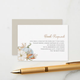 Recepción Pequeños libros de calabaza para la tarjeta de cie