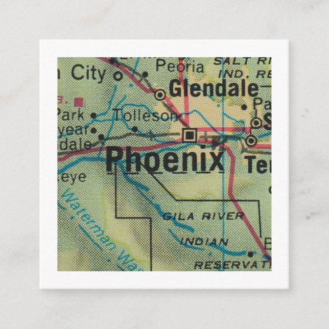 Recepción Phoenix Hemos Mudado nueva tarjeta de dirección (Anverso)