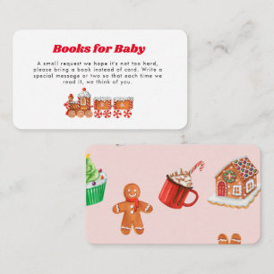Recepción Pink Christma Books para la tarjeta de gabinete de