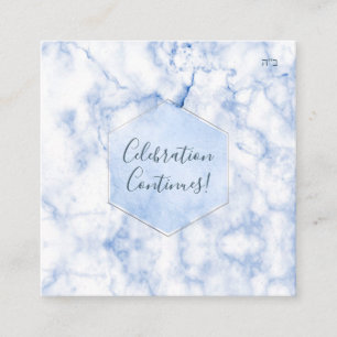 Recepción PixDezines Blue Honeycomb Bar Mitzvah ✡