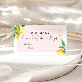 Recepción Rosa: cuántas cabezas de limón encierran tarjeta