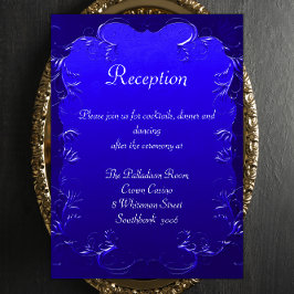 Recepción Royal Blue Elegant Wedding