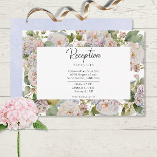 Recepción Rustic Pastel Hydrangea Floral Peri