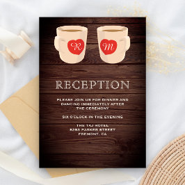 Recepción Rustic Wood Cute Coffee Mugs