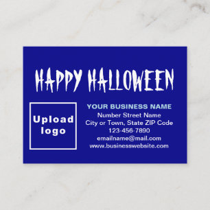 Recepción Saludo de Halloween de negocios con tarjeta de cub