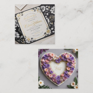 Recepción Sella tu día con elegancia tarjeta de casados