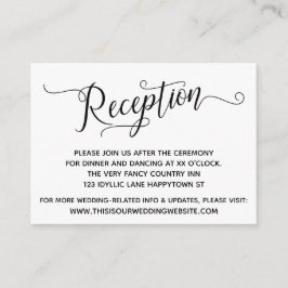 Recepción sencilla y elegante de bodas