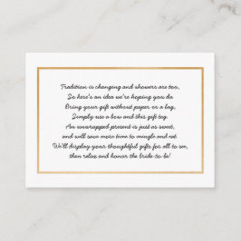 Recepción Sin envoltura tarjeta de inserción de ducha de nov