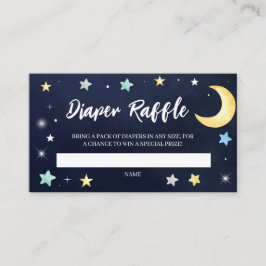 Recepción Sobre la Tarjeta De Alojamiento De Raffle Diaper D