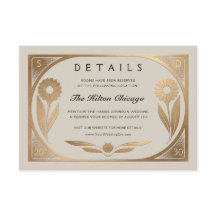 SOLARA I : Tarjeta de detalles del Boda