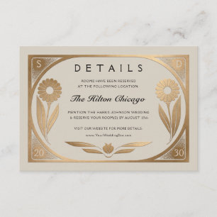 Recepción SOLARA I : Tarjeta de detalles del Boda