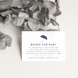 Recepción Solicitud de libro | Tarjeta de inserción de Baby 