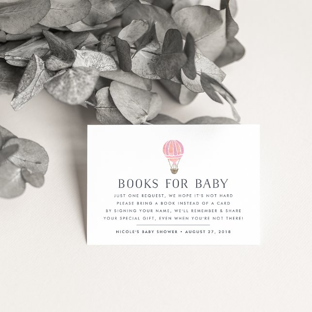 Recepción Solicitud de libro | Tarjeta de inserción de Baby  (Subido por el creador)