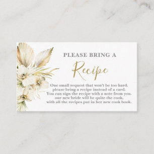 Recepción Solicitud de tarjeta Boho Desert Bridal Shower