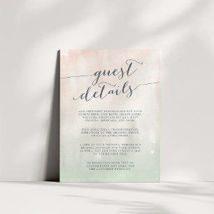 Recepción Sorbet   Tarjeta de detalles de la bandeja de agua