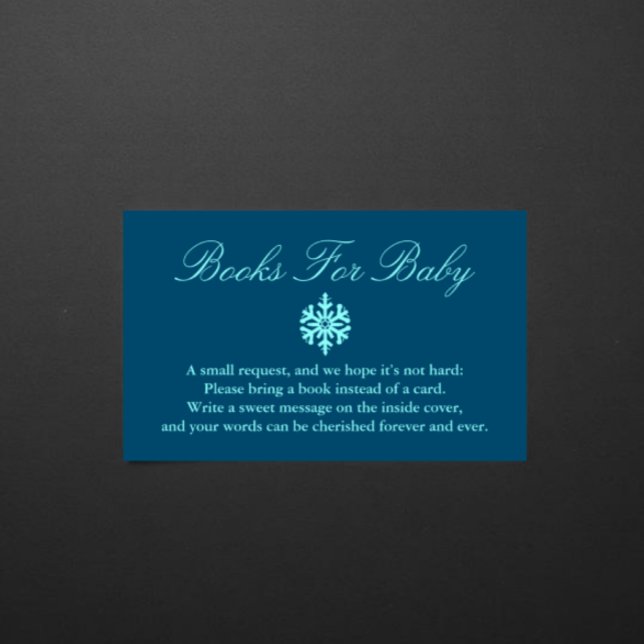 Recepción Tarjeta Baby Shower para bebé copo de nieve para i (Subido por el creador)