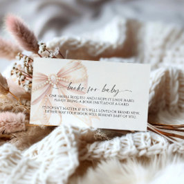 Recepción Tarjeta de acompañamiento del libro Pearl and Bow