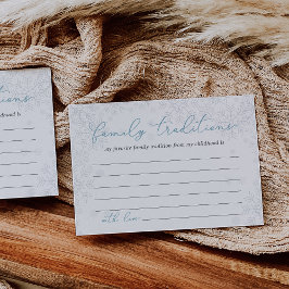 Recepción Tarjeta de Actividad para Baby Shower de Tradicion