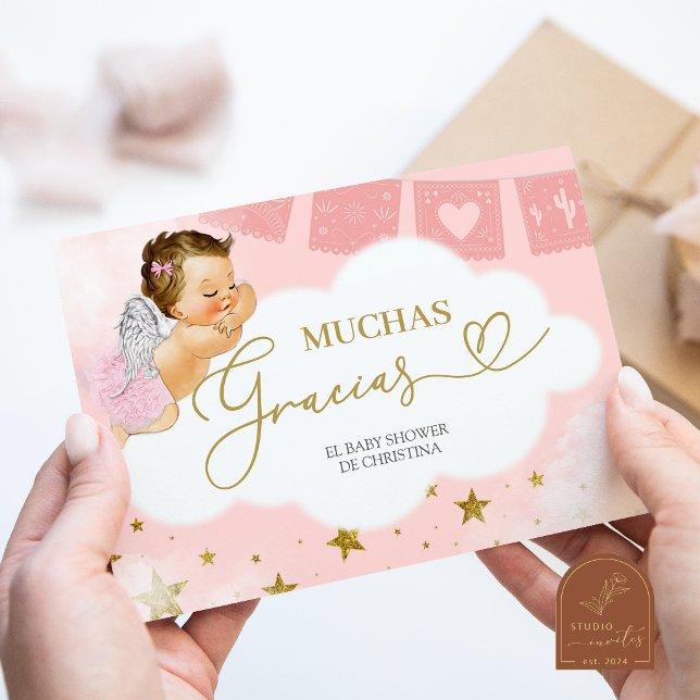 Recepción tarjeta de agradecimiento de niña ángel (Subido por el creador)
