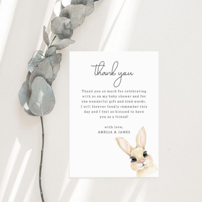 Recepción Tarjeta de agradecimiento para baby shower de cone (Subido por el creador)