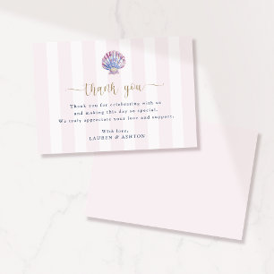 Recepción Tarjeta de agradecimiento para baby shower "Sea Yo