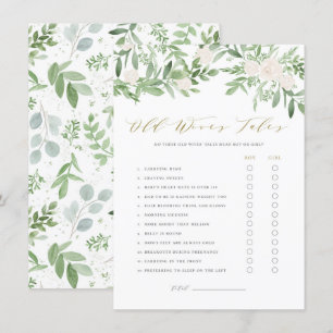 Recepción Tarjeta de Baby Shower de venta de historias de vi