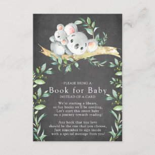 Recepción Tarjeta de bebé para el libro de Baby Shower de Ko