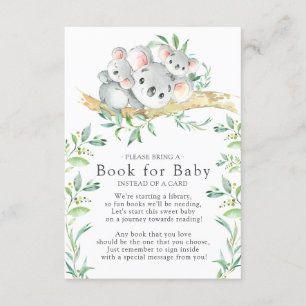 Recepción Tarjeta de bebé para el libro de Baby Shower de lo
