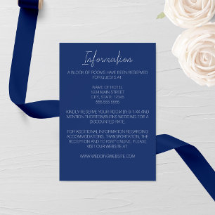 Recepción Tarjeta de Boda de Narciso minimalista