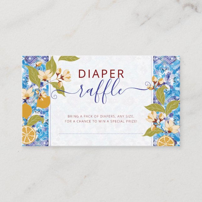 Recepción Tarjeta de cerramiento de Amalfi (Anverso)