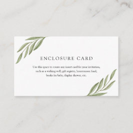 Recepción Tarjeta de Cerramiento de Ramas Verdes