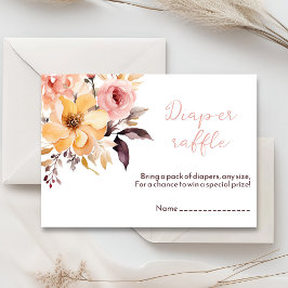 Recepción Tarjeta de chica de bebé color azul rosa