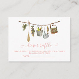 Recepción Tarjeta de Chica Diaper Raffle