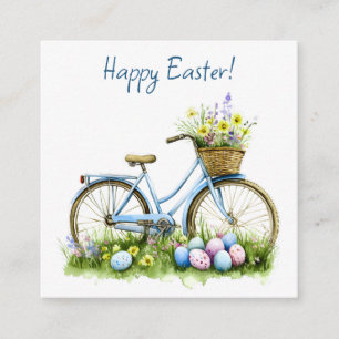 Recepción Tarjeta de cierre de acuarela de Pascua feliz