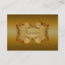 Recepción Tarjeta de cierre de desplazamiento de bronce