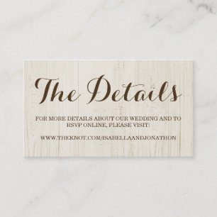 Recepción Tarjeta de cierre de sitio web de boda