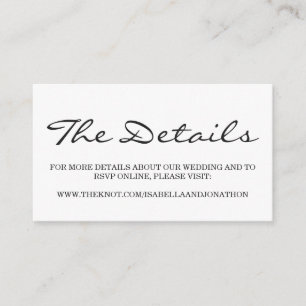 Recepción Tarjeta de cierre de sitio web de boda