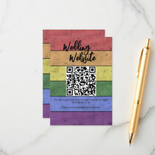 Recepción Tarjeta de cierre de vintage con orgullo de bander