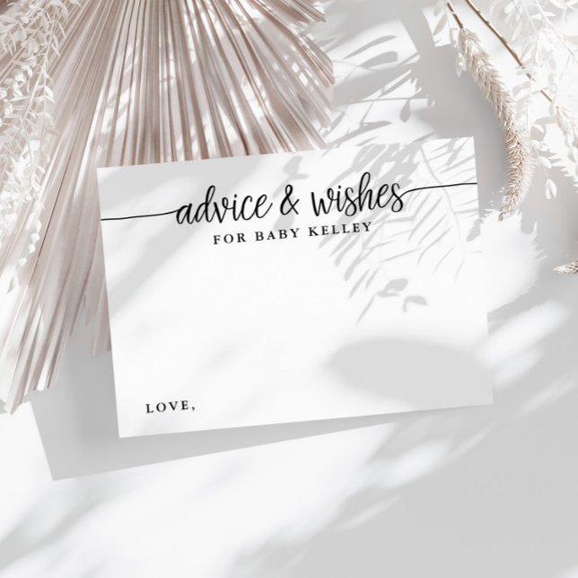 Recepción Tarjeta de consejo para bebés con guión de broche  (Subido por el creador)