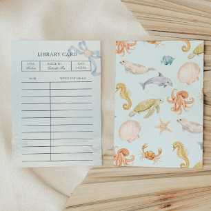 Recepción Tarjeta de Consejos de la Biblioteca Rococo Sea Yo