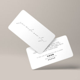 Recepción Tarjeta de descuento de agradecimiento empresarial