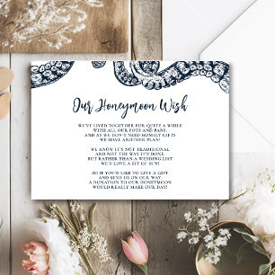 Recepción Tarjeta de deseos de luna de miel de pulpo náutico