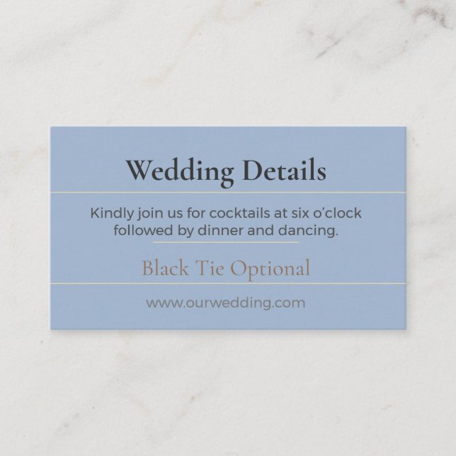 Recepción Tarjeta de detalles de boda boho | Chic Floral Lux (Anverso)